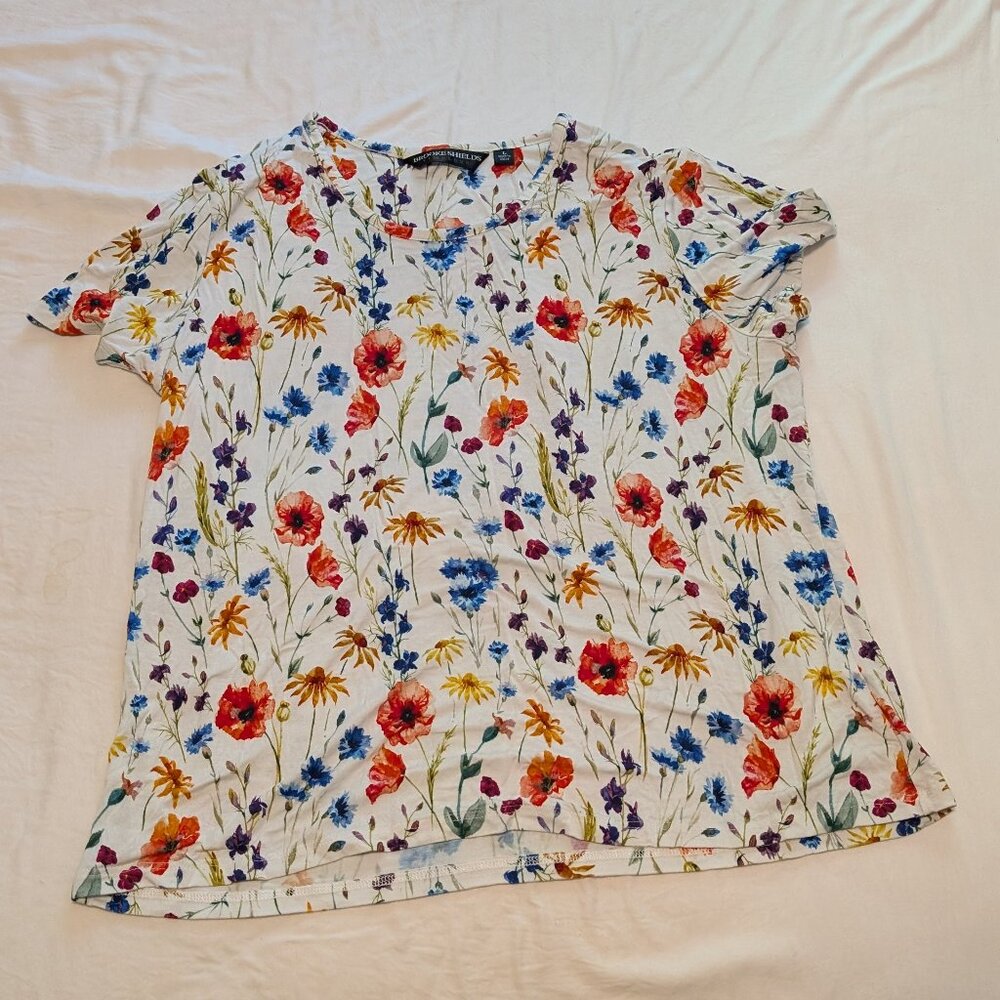 Brooke Shields Floral Shirt | L